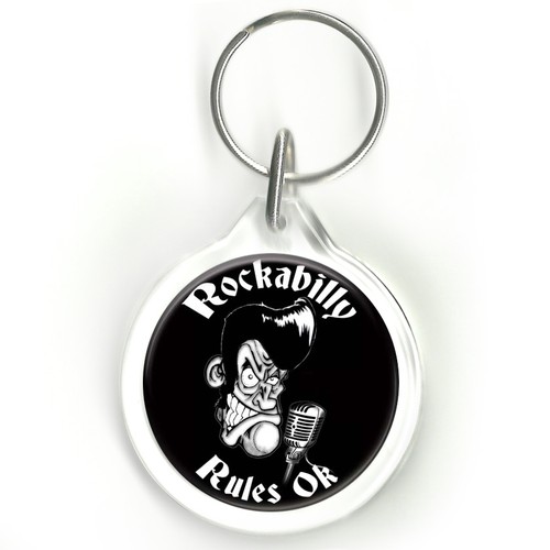 Porte clés rockabilly rules - rockabilly,