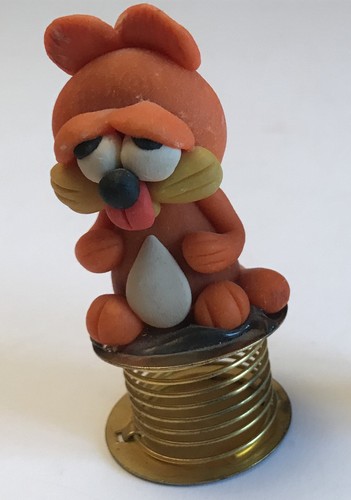 Figurine garfield ressort - figurine,