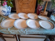 8 assiettes plates anciennes