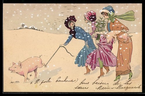 Carte postale artiste xavier - postale, d'artiste