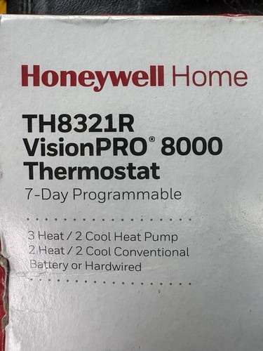 Honeywell th8321r vision pro - honeywell,