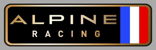 Alpine racing sticker - racing,