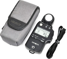 MINOLTA AUTO METER IV F Digital Exposure Light Meter comme neuf avec étui,...