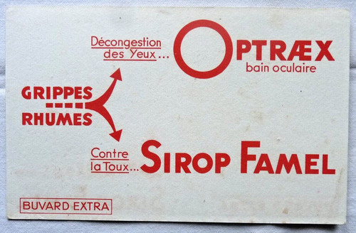 Buvard optraex yeux - buvard,
