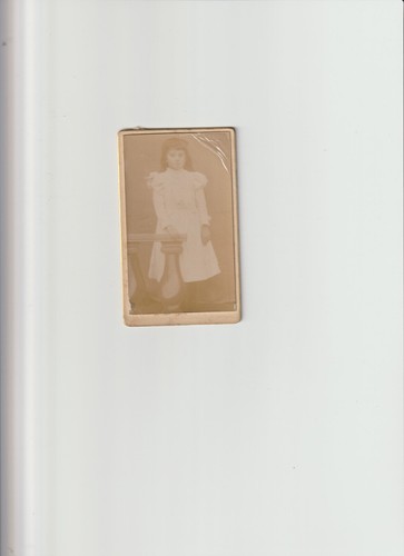 Cdv jeune fille young - fille, girl