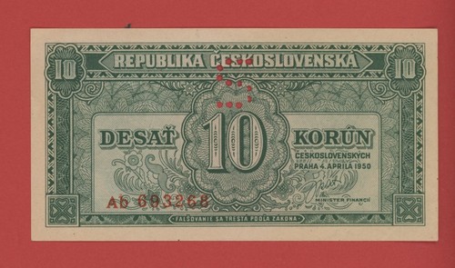Czechoslovakia specimen - specimen, 10