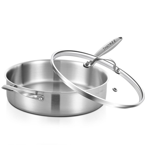 Sauteuse 28cm inox triple - inox,