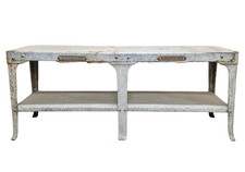 Ancienne table de banc humide de boucherie Richmond