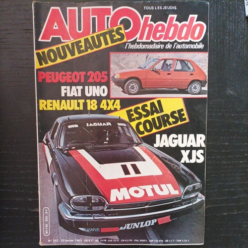 Auto hebdo 352 jaguar - xjs, twr
