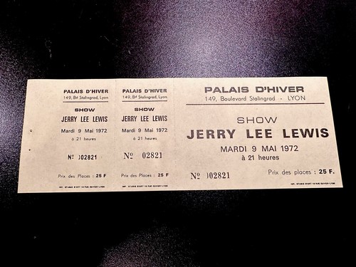 Rare ticket billet concert - de,