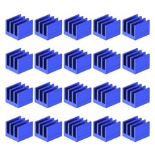 7x7x6mm Bleu Thermique