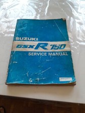 MANUEL MOTO SUZUKI GSX R750 EN ANGLAIS