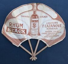 Eventail RHUM BLACK CAZANOVE