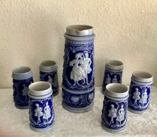 Grande cruche et ses 6 chopes