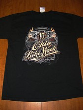 NORTH COAST THUNDER RALLY youth lrg T shirt Ohio Bike Week tee Sandusky 2011