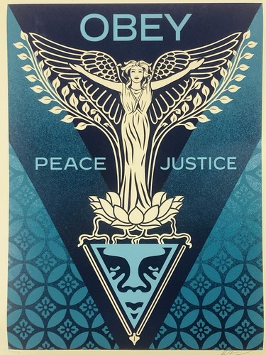 Sérigraphie shepard fairey - shepard,
