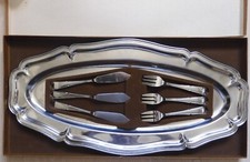 Service à poisson Plat + 6 couverts en inox Hélinox