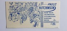 Buvard Pneus HUTCHINSON Vélo Vélomoteur Cyclomoteur Moto Scooter