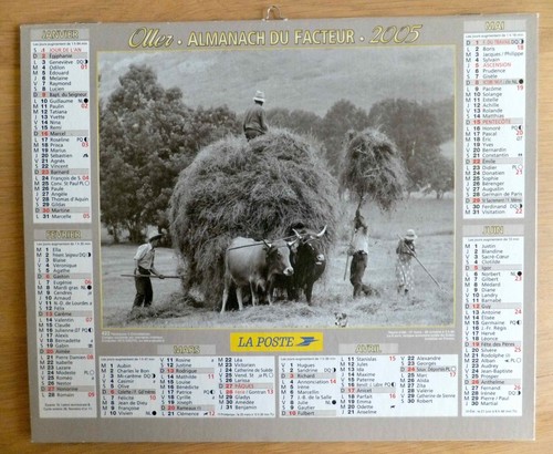 Almanach facteur 2005 - du,