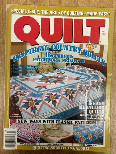Quilt magazine fall 1993 - quilt,