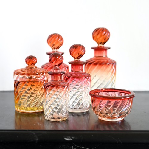 Baccarat bambou flacons - baccarat,
