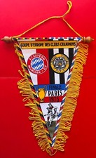 FOOTBALL FANION FINALE EUROPEAN CHAMPION CLUB'S CUP 1975 BAYERN LEEDS 2-0 WIMPEL