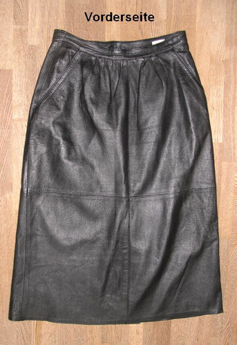 Jupe cuir noir chalice - en,