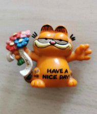 GARFIELD  FIGURINE  DE MARQUE BULLY ALLEMAGNE 1978  1981 -  4,5 CMS
