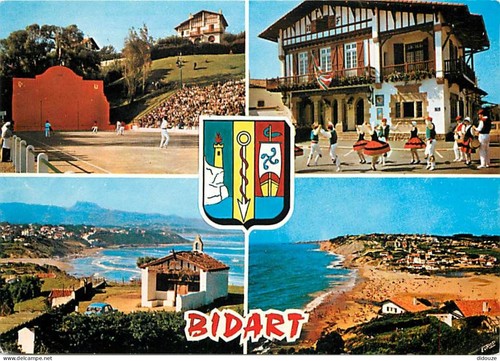 Carte postale bidart - postale, 64