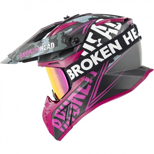 Casque cross broché squadron - casque,