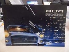 Catalogue PEUGEOT 404  – 16 pages – 1971