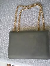 PETIT SAC A MAIN VINTAGE DE COULEUR GRISE VERNIS