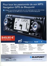 2004 / Autoradio et GPS Blaupunkt / publicity / advertising