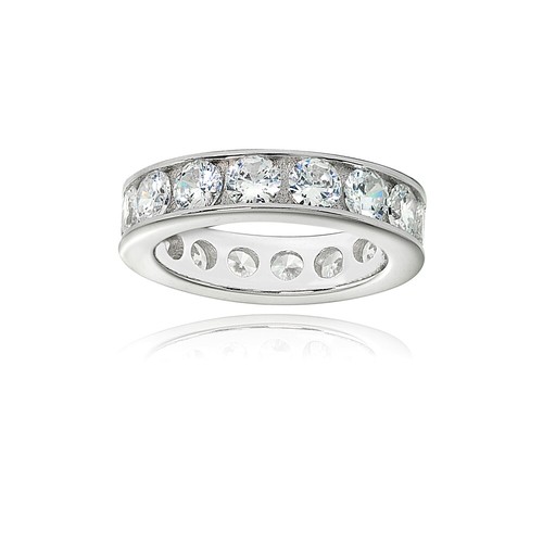 Bague eternité argent - eternité, en
