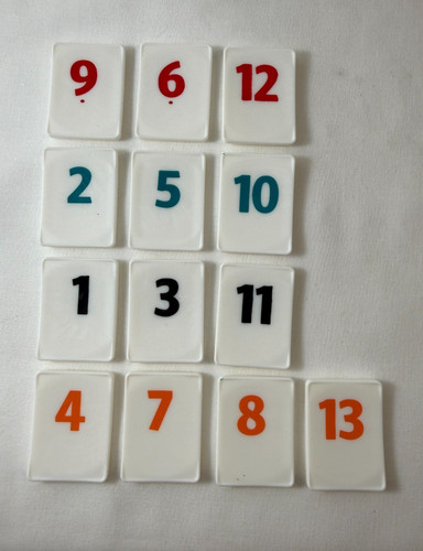 Rummikub game tiles - rummikub,