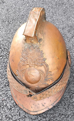 Casque sapeurs pompiers 1860 - casque,