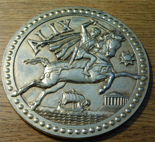 Medaille dorée alix par - medaille, bd