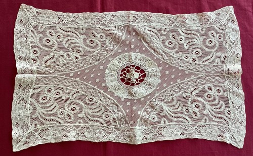 Ancien napperon broderie et - en,