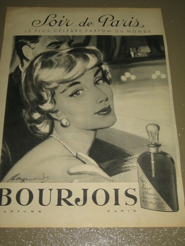 Publicite 1958 bourjois - publicite,
