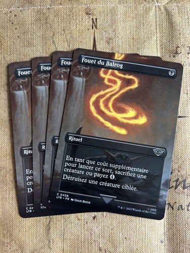 Fouet balrog playset x4 - fouet,