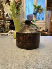 Jean Derval - Rare et élégante boite en céramique Design 50 60 motif africaniste