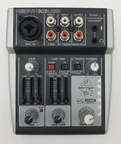 Behringer 302usb table - behringer,