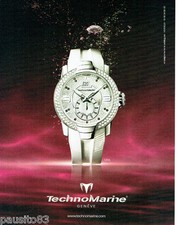 PUBLICITE ADVERTISING  016  2009  Technomarine montre Uf6