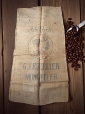 Ancien sac en toile de jute