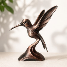 Statue colibri effet - statue, bronze