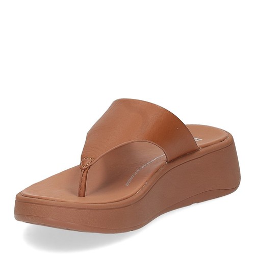 Mode leather platform toe - leather,