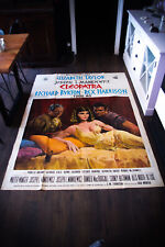 CLEOPATRA ?  Elizabeth Taylor Huge Italian 4SH Vintage Movie Poster Original