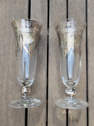 Paire flutes champagne - a,