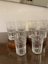 6 Verres shop gobelet cristal taillé Saint ST Louis modèle Trianon 13 cm