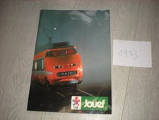 JOUEF 1983 CATALOGUE BROCHURE LOCO WAGON RAIL DECORS TRAIN ELECTRIQUE HO 1/87
